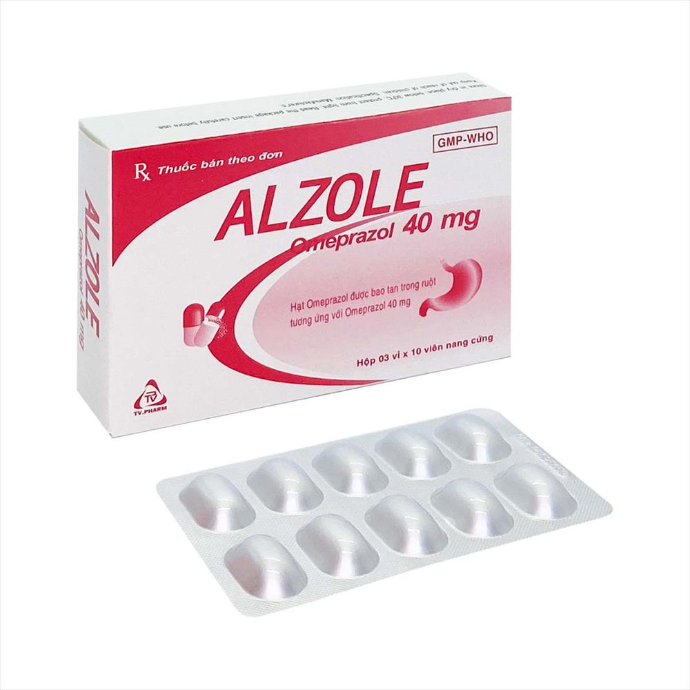 Alzole 40mg Omeprazol Tvpharm (H/30 v.nang) TVPHARM- RX - 1