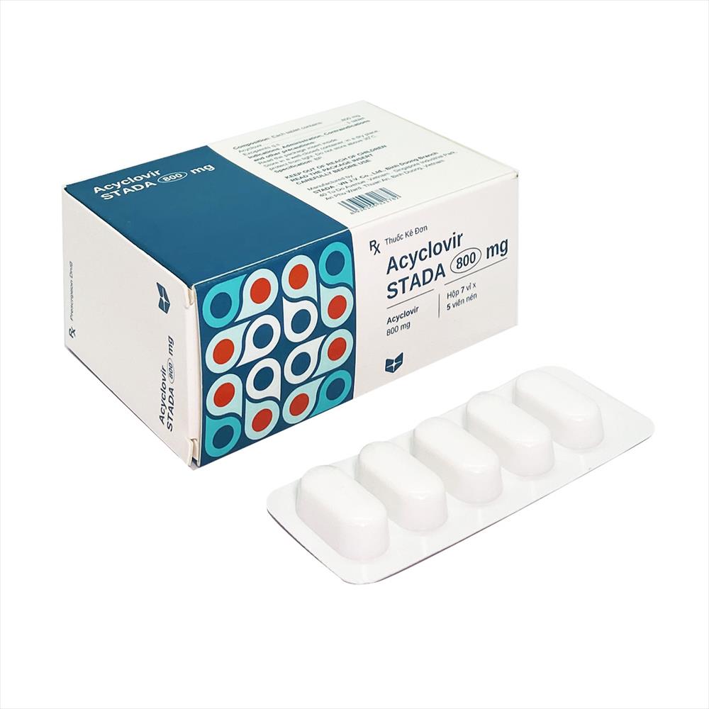Acyclovir 800mg Stellapharm (H/35 viên) STELLAPHARM- RX - 1