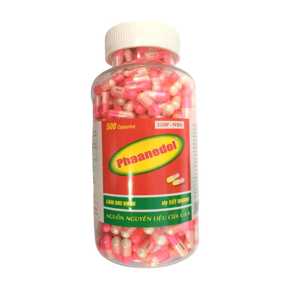 Phaanedol 500mg Usa-Nic Pharma (C/500 v.nang) USA-NIC PHARMA - 1